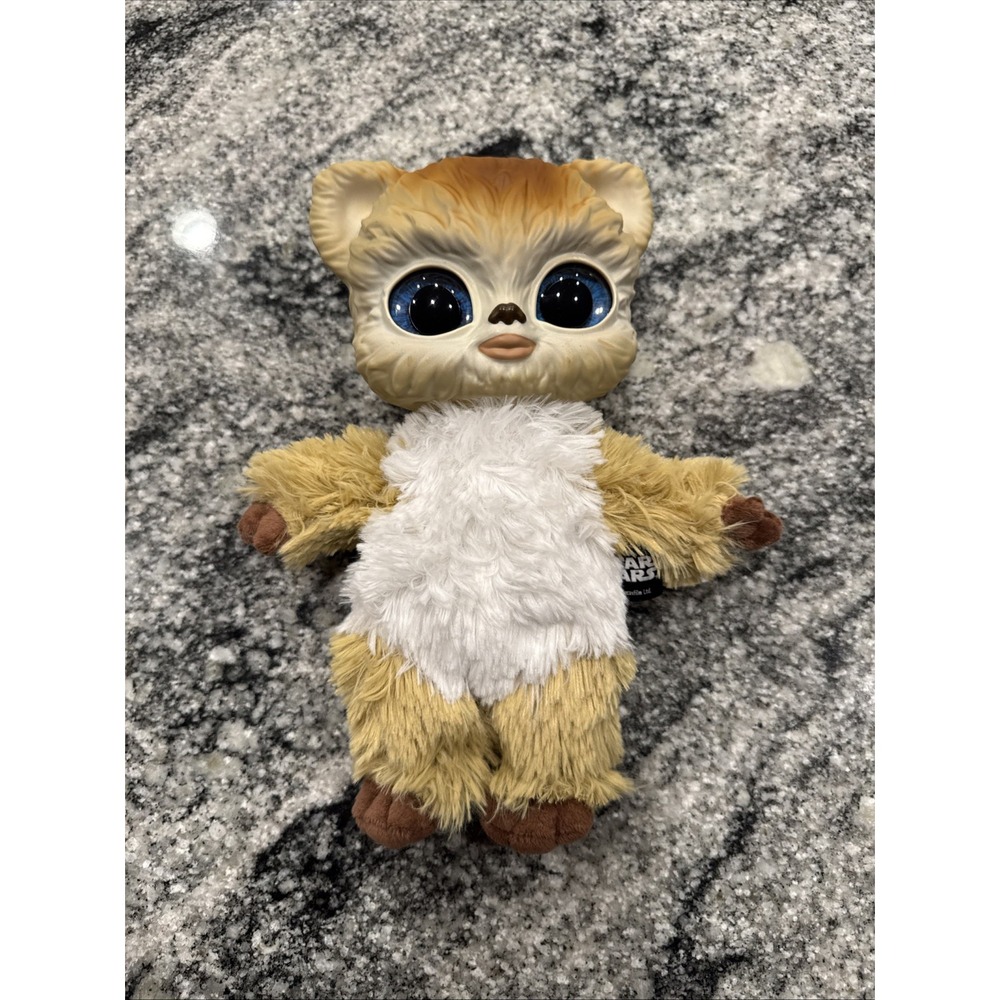 2022 Mattel STAR WARS Galactic‎ Pals Girl EWOK Plush Stuffed Toy Doll